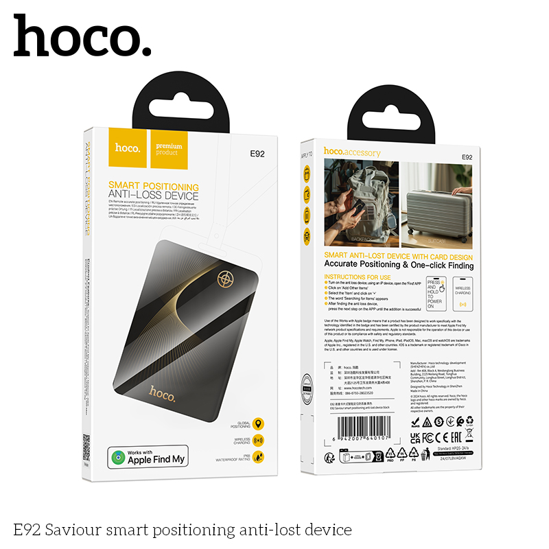 Hoco E92 Saviour smart positioning anti-lost device