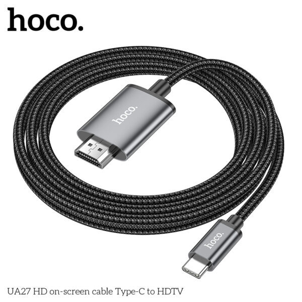 Hoco UA27 HD on-screen cable Type-C to HDTV - Image 3