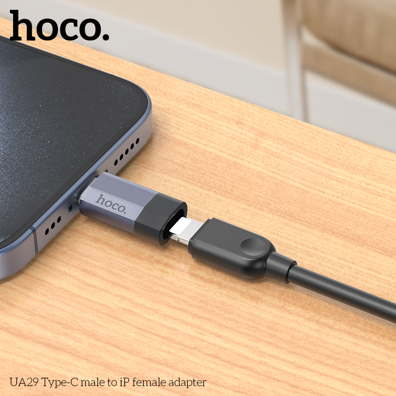 Hoco UA29 Type-C male to iP female adapter - Image 3