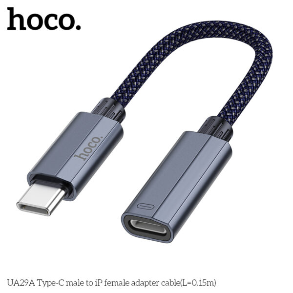 Hoco UA29A Type-C male to iP female adapter cable(L=0.15m)