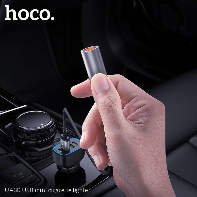 Hoco UA30 USB mini cigarette lighter - Image 3