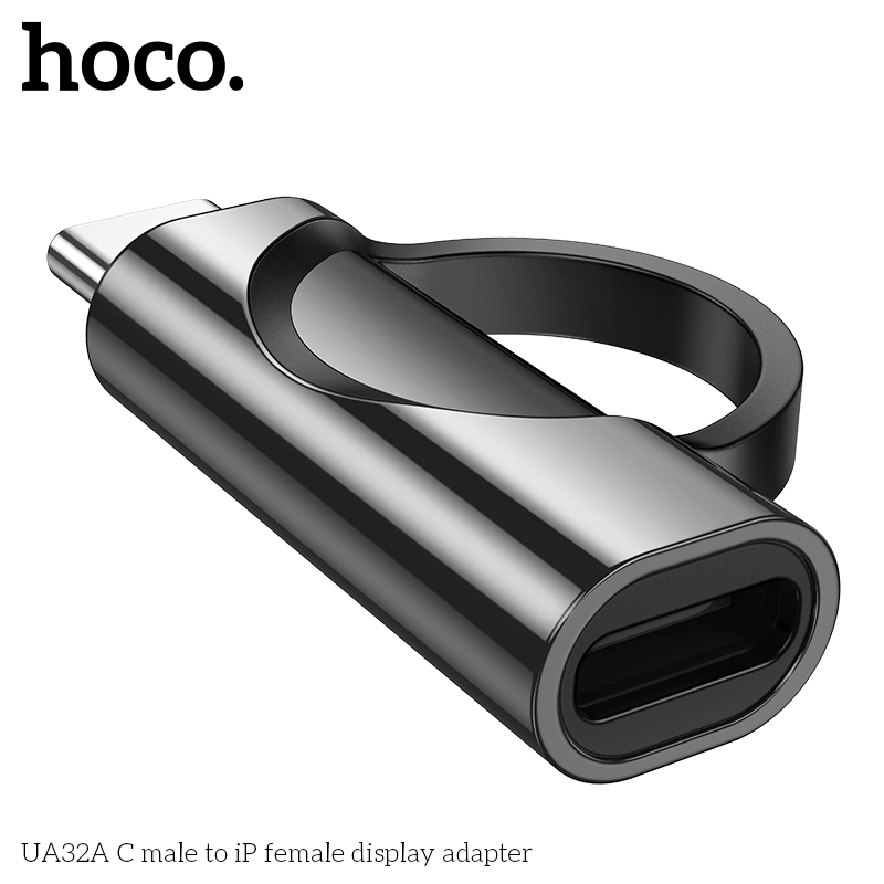 Hoco UA32A C male to iP female display adapter - Image 3