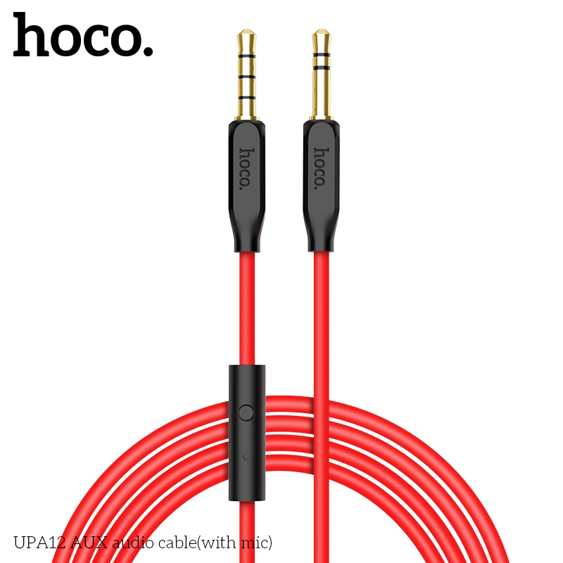 Hoco UPA12 AUX audio cable(with mic) - Image 3