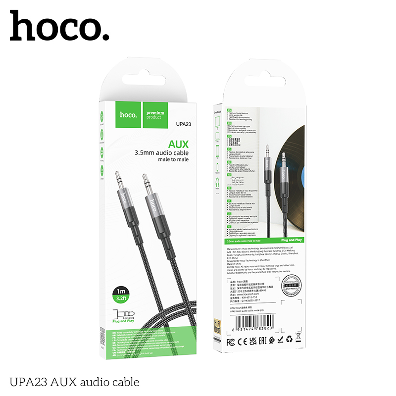Hoco UPA23 AUX audio cable - Image 2