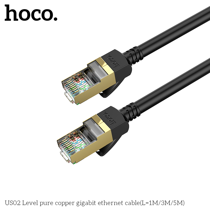 Hoco US02 Level pure copper gigabit ethernet cable(L=3M)