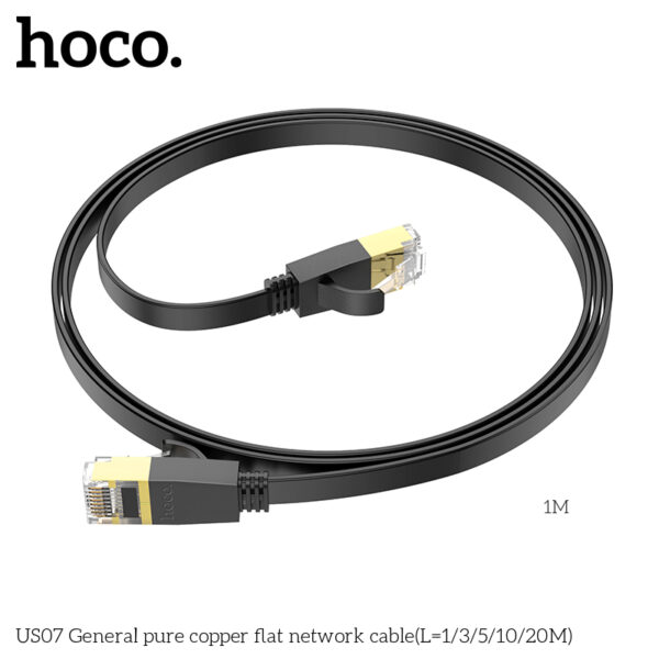 Hoco US07 General pure copper flat network cable(L=1M) - Image 3