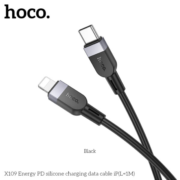 Hoco X109 Energy PD silicone charging data cable iP(L=1M)