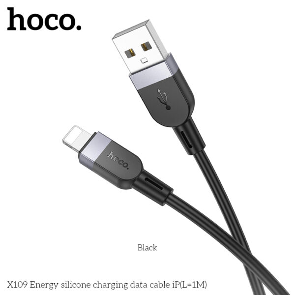 Hoco X109 Energy silicone charging data cable iP(L=1M)