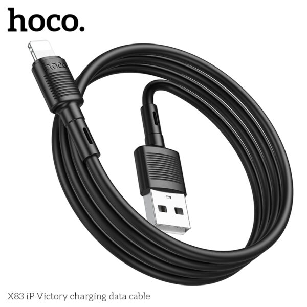 Hoco X83 iP Victory charging data cable - Image 3