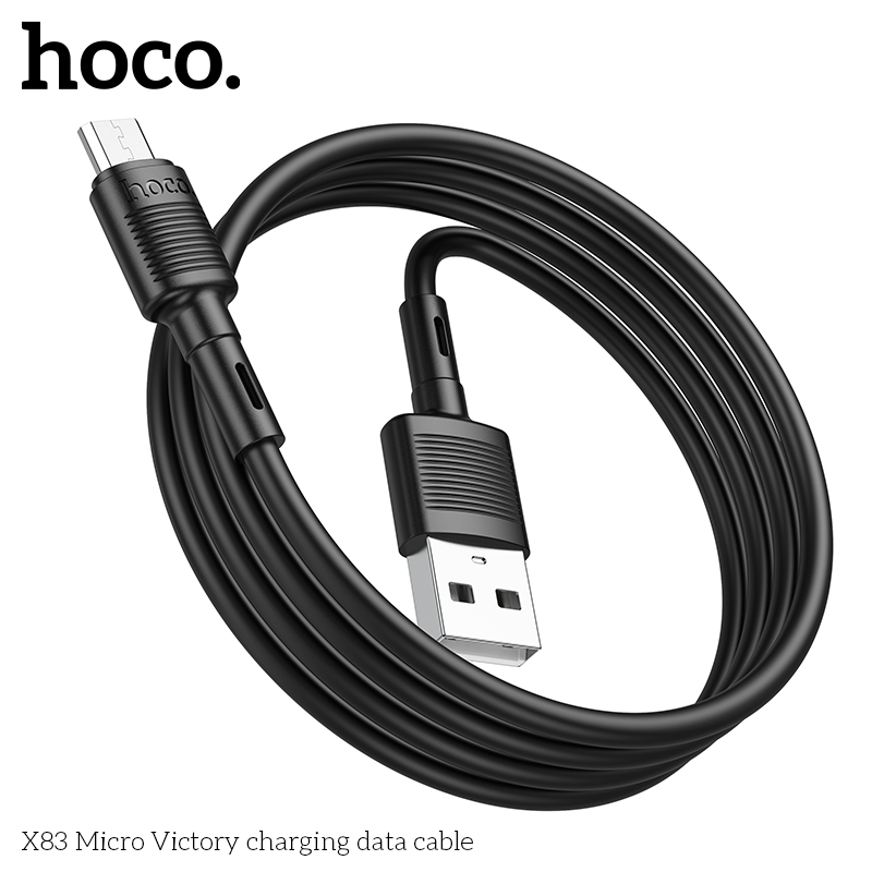 Hoco X83 Micro Victory charging data cable - Image 3
