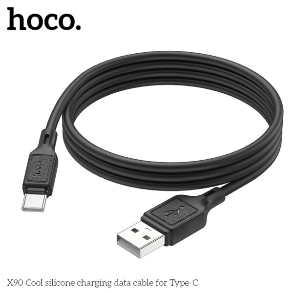 Hoco X90 Cool silicone charging data cable for Type-C - Image 3