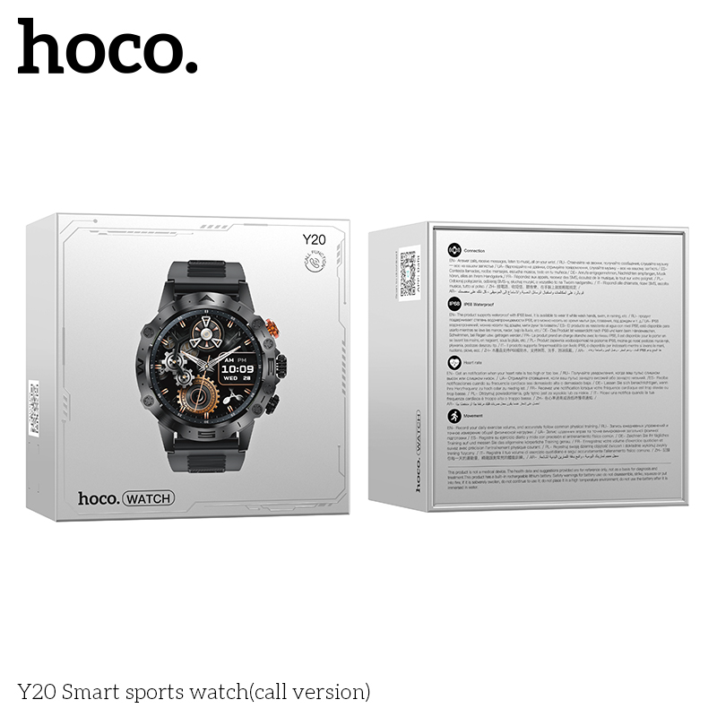 Hoco Y20 Smart sports watch(call version) - Image 2