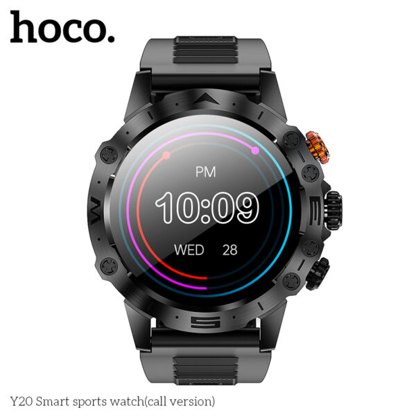 Hoco Y20 Smart sports watch(call version) - Image 3