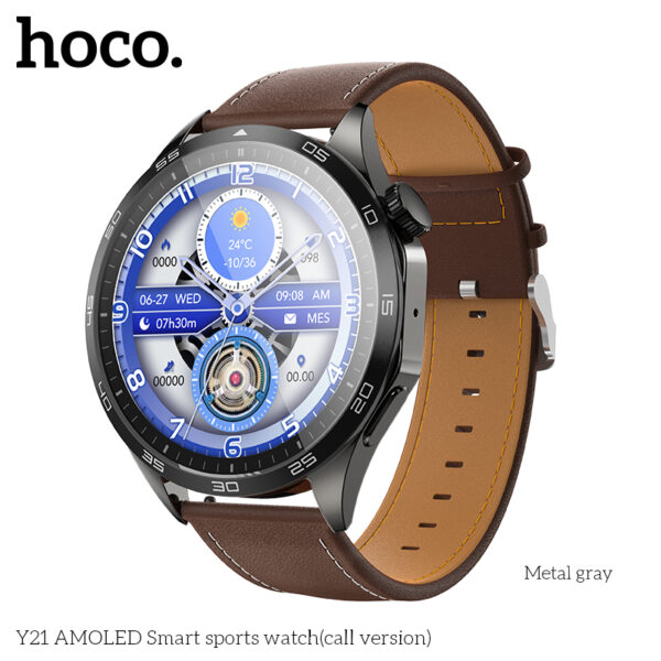 Hoco Y21 AMOLED Smart sports watch(call version)