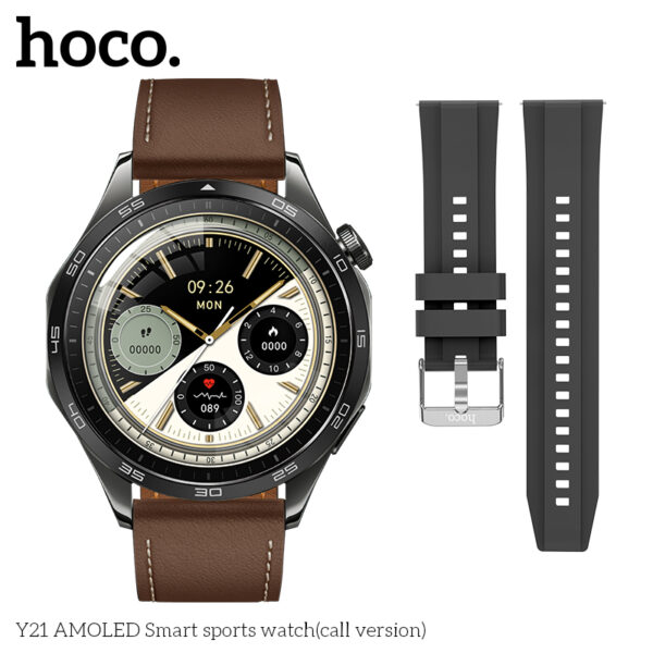 Hoco Y21 AMOLED Smart sports watch(call version) - Image 3