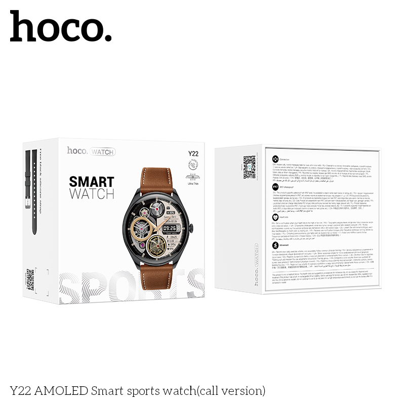 Hoco Y22 AMOLED Smart sports watch(call version) - Image 2