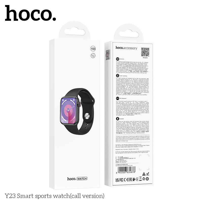 Hoco Y23 Smart sports watch(call version) - Image 2
