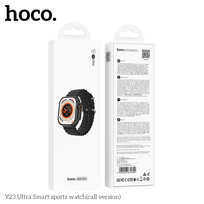 Hoco Y23 Ultra Smart sports watch(call version) - Image 2