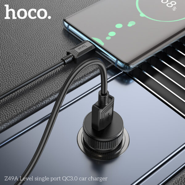 Hoco Z49A Level single port QC3.0 car charger - Image 4
