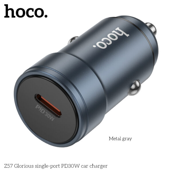 Hoco Z57 Glorious single-port PD30W car charger