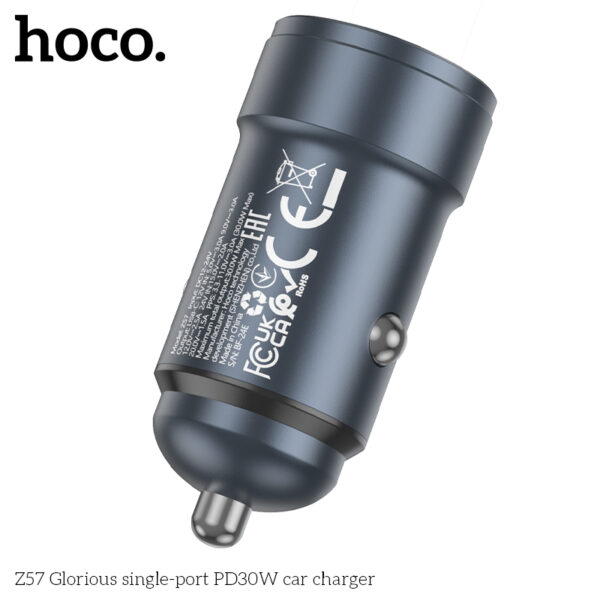 Hoco Z57 Glorious single-port PD30W car charger - Image 4