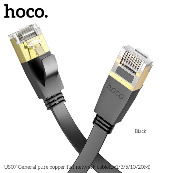 Hoco US07 General pure copper flat network cable(L=3M)