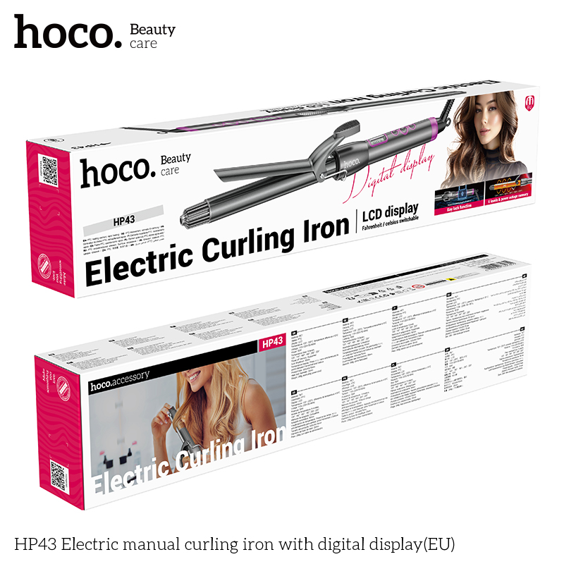 Hoco HP43 Electric manual curling iron with digital display(EU) - Image 2