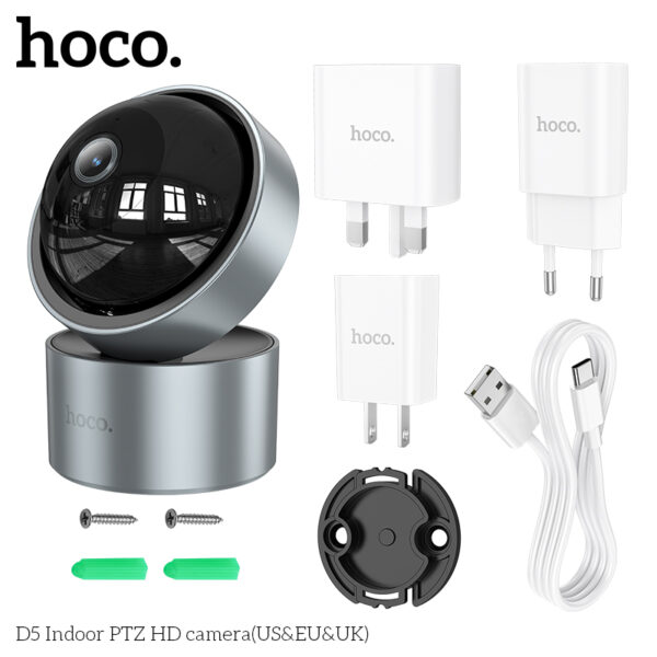 Hoco D5 Indoor PTZ HD camera(EU) - Image 3