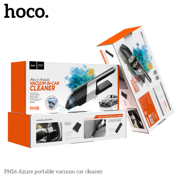 Hoco PH16 Azure portable vacuum car cleaner - Image 4