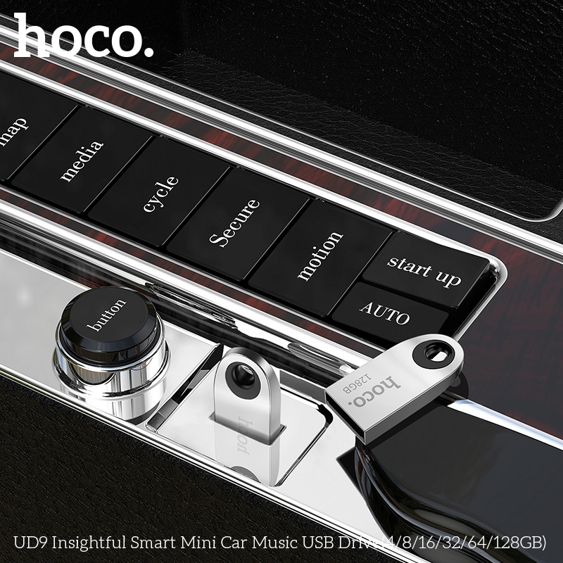 Hoco UD9 Insightful Smart Mini Car Music USB Drive(8GB) - Image 3