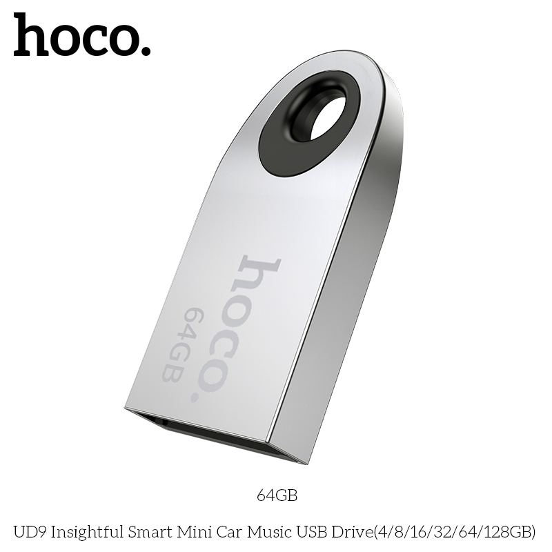 Hoco UD9 Insightful Smart Mini Car Music USB Drive(64GB)