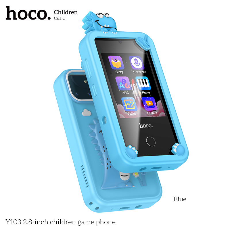 Hoco Blue Y103 2.8-inch children game phone