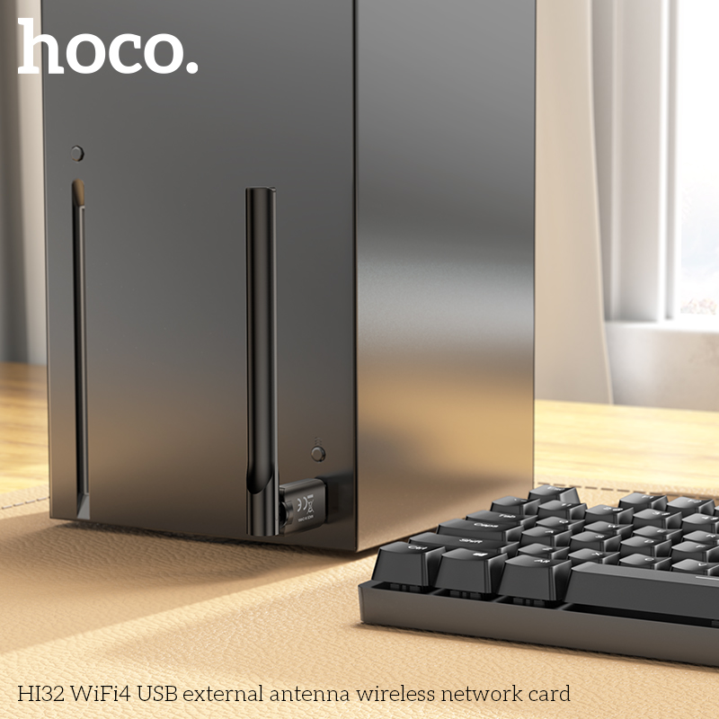 Hoco HI32 WiFi4 USB external antenna wireless network card - Image 3