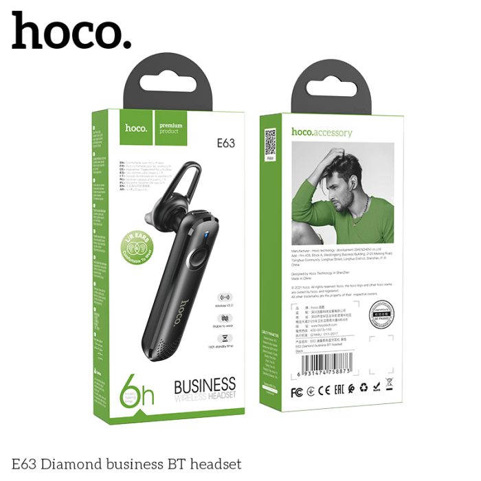 Hoco E63 Diamond business BT headset — изображение 2