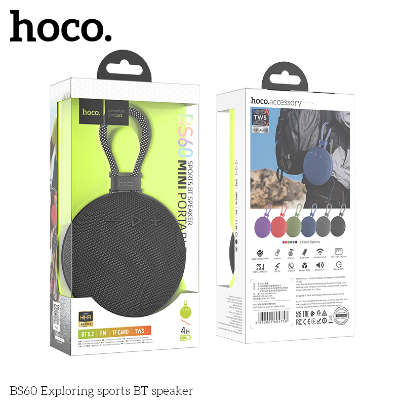 Hoco BS60 Exploring sports BT speaker — изображение 2