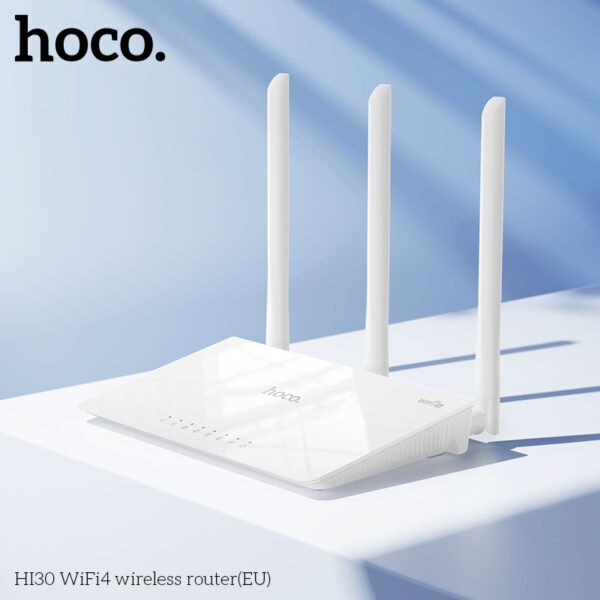 Hoco HI30 WiFi4 wireless router(EU) — изображение 3