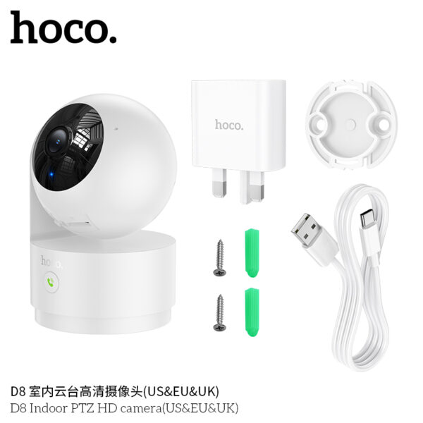 Hoco D8 Indoor PTZ HD camera(EU) — изображение 3