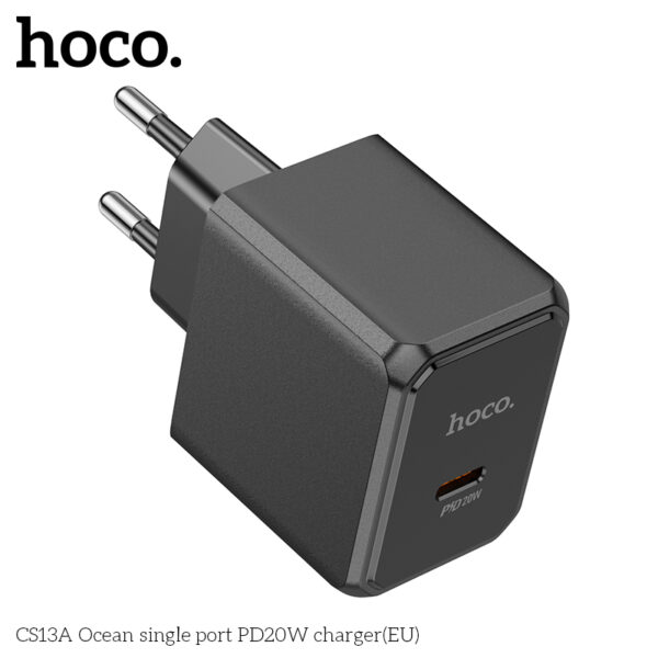 Hoco CS13A Ocean single port PD20W charger(EU)