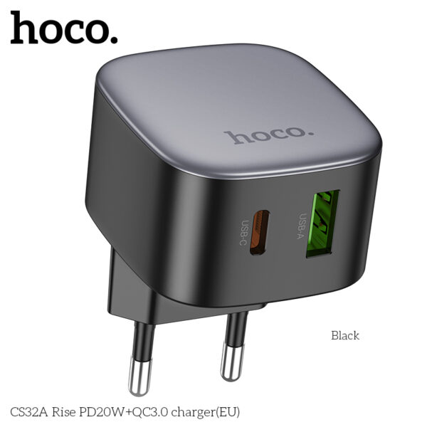 Hoco CS32A Rise PD20W+QC3.0 charger(EU)