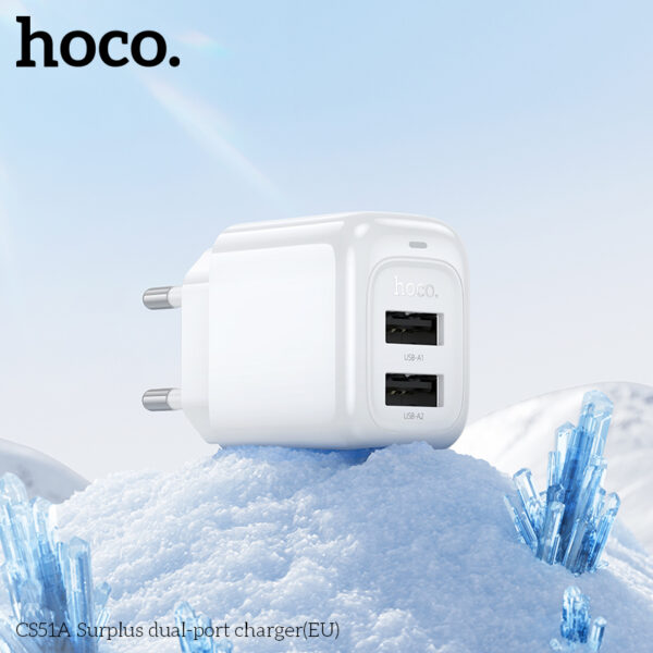 Hoco CS51A Surplus dual-port charger(EU) - Image 3
