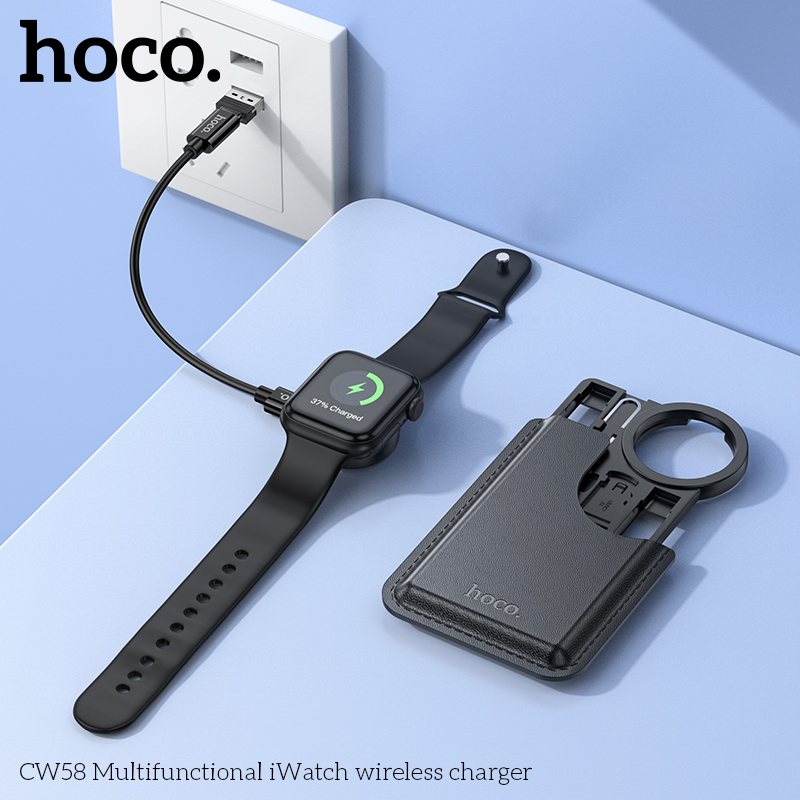Hoco CW58 Multifunctional iWatch wireless charger - Image 3
