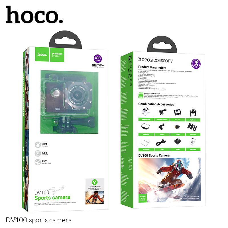 Hoco DV100 sports camera - Image 2