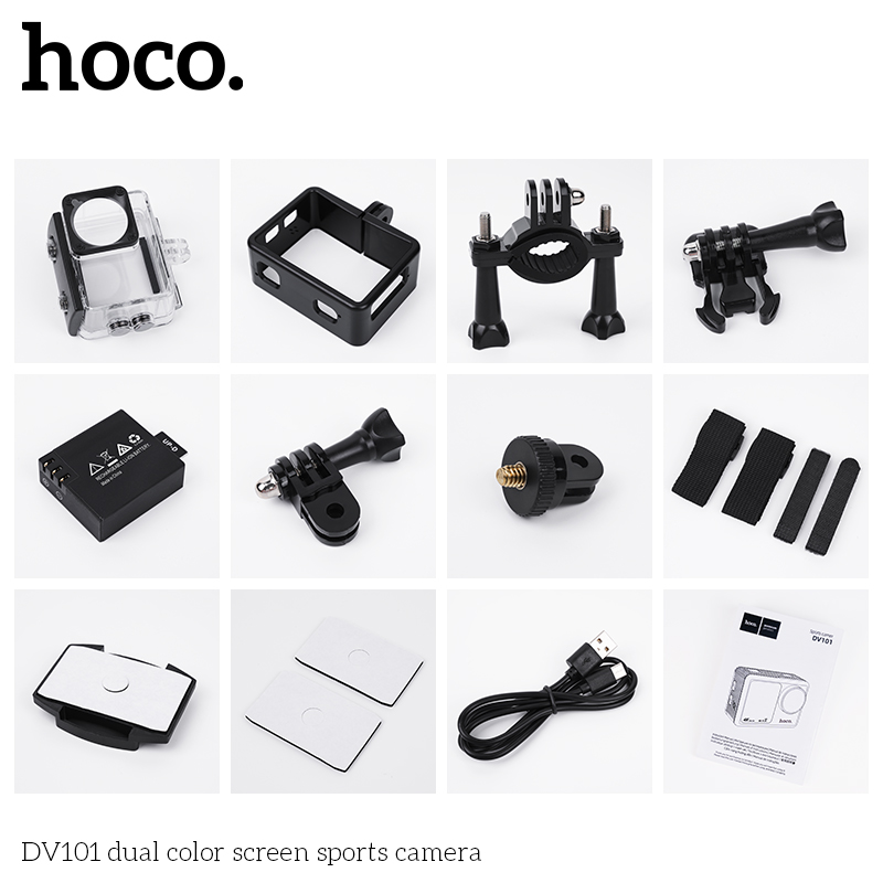 Hoco DV101 dual color screen sports camera - Image 4