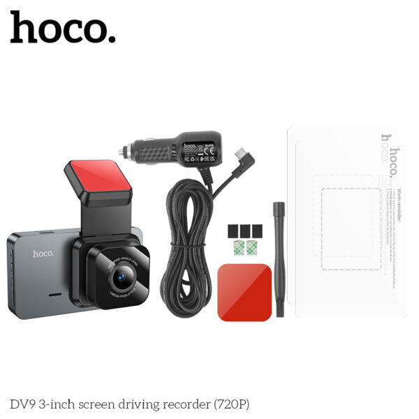 Hoco DV9 3-inch screen driving recorder (720P) - Image 3