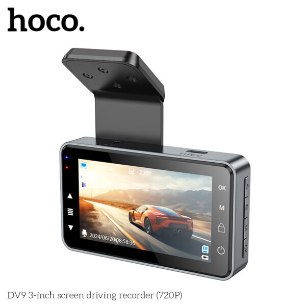 Hoco DV9 3-inch screen driving recorder (720P) - Image 4