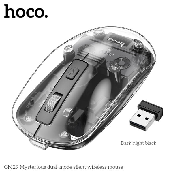 Hoco GM29 Mysterious dual-mode silent wireless mouse
