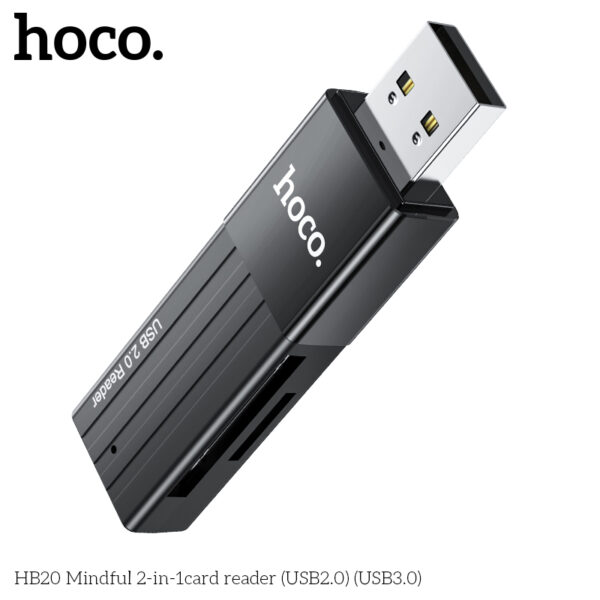 Hoco HB20 Mindful 2-in-1card reader(USB2.0)
