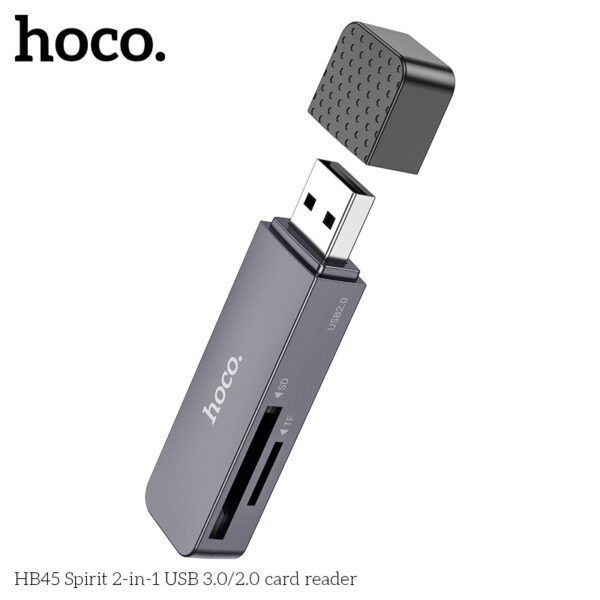 Hoco HB45 Spirit 2-in-1 USB 2.0 card reader