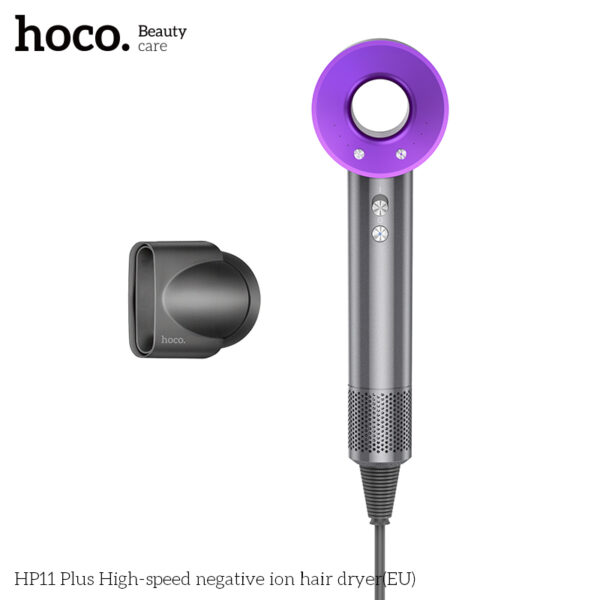 Hoco HP11 Plus High-speed negative ion hair dryer(EU) - Image 3