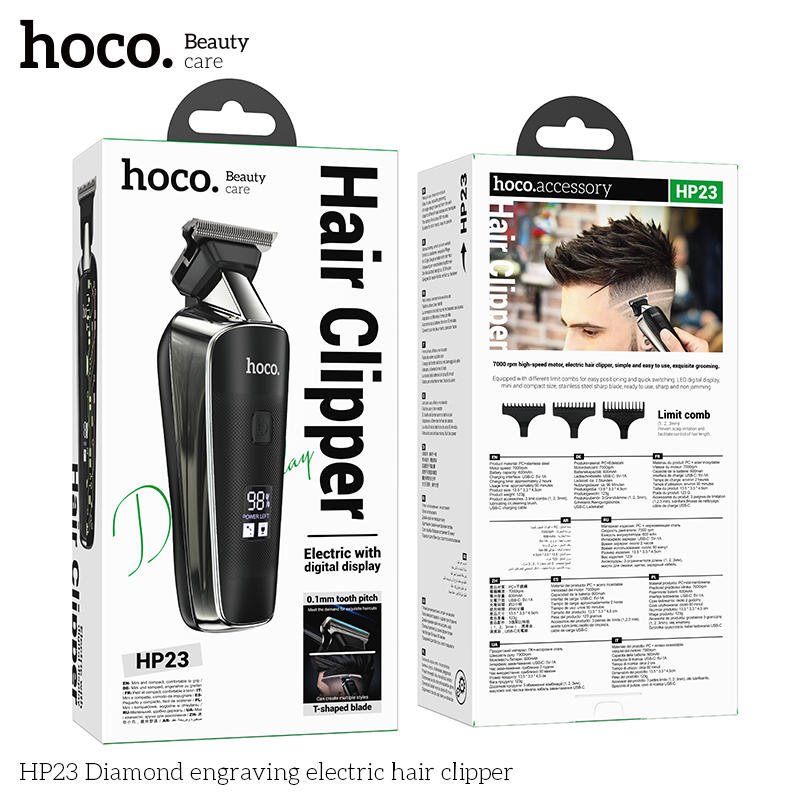 Hoco HP23 Diamond engraving electric hair clipper - Image 2